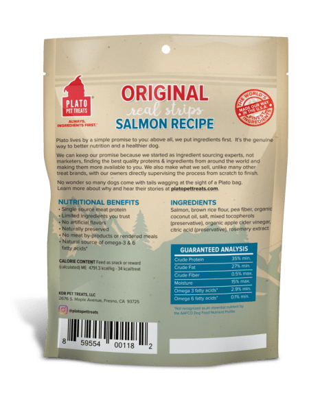 Plato  Salmon Strips